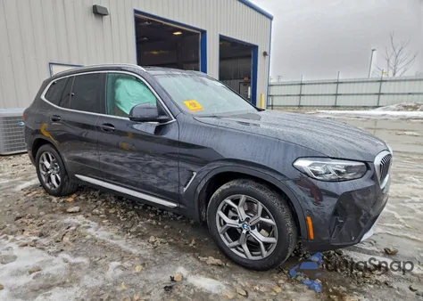 2024 BMW X3 xDrive30I z USA, uszkodzony, nr VIN 5UX53DP0XR9W30741